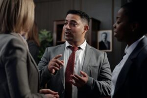 talking